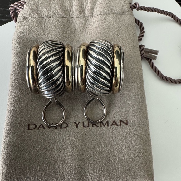 David Yurman Earrings.Cable Cigar Band - Picture 6 of 7
